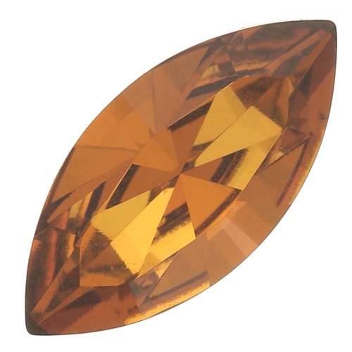 Navette PureCrystal 4228 15x7 mm - Light Amber x1