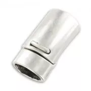 Fermoir aimanté pour cuir Regaliz Placage Argent fin vieilli x1