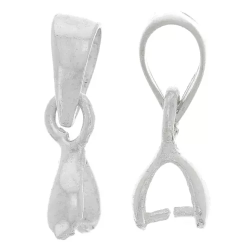Attache pendentif 10 mm avec bélière en Argent 925 x1