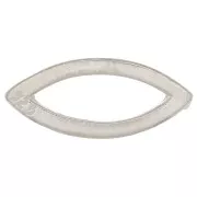 Intercalaire navette 15x7 mm - Argent 925 x1