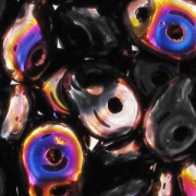 SuperDuo 2,5x5 mm Jet Sliperit x10g