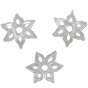 Coupelle fleur évidée 8 mm en Argent 925 x1|raw }}
