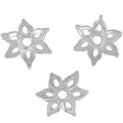 Coupelle fleur évidée 8 mm en Argent 925 x1