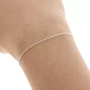 Chaîne maille Forçat ovale 1 mm - Argent 925 x1m