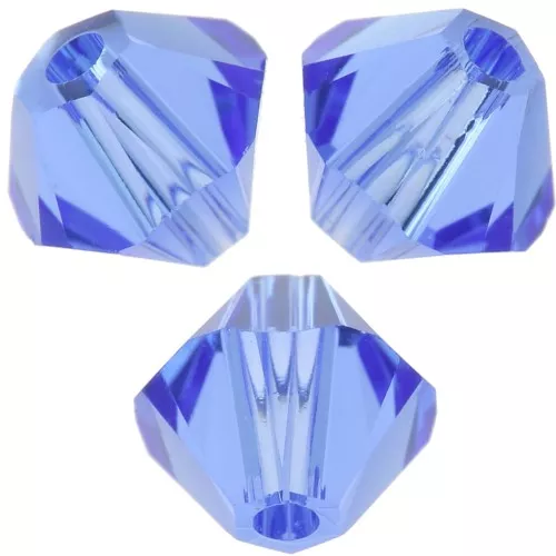 Toupies en cristal PureCrystal 5328 8 mm Sapphire x6