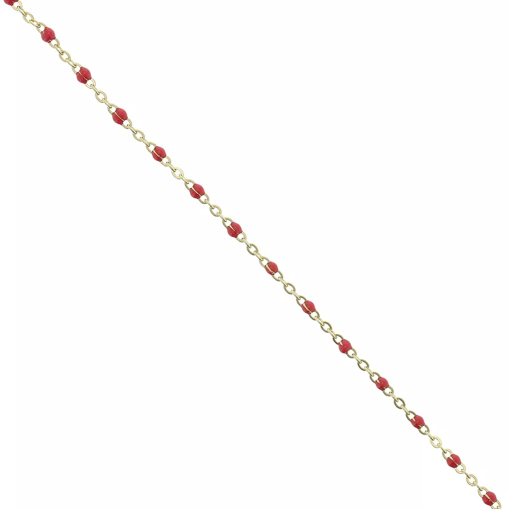 Chaîne En Or Acier Inoxydable 2 Mètres - Perles émaillées, Pour Fabrication Bijoux DIY, 0,3 Cm Large