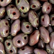 SuperDuo 2,5x5 mm Opaque Violet Picasso x10g