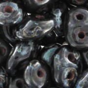 SuperDuo 2,5x5 mm Jet Picasso x10g