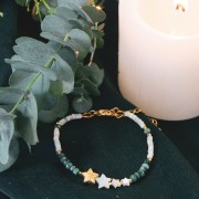 Perle étoile en nacre 10 mm x1