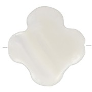 Perle trèfle en nacre 8 mm x1