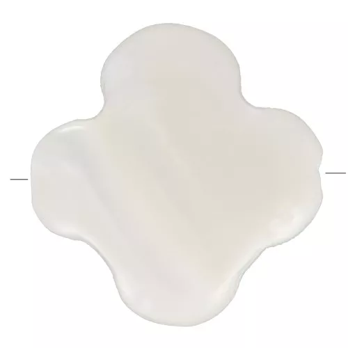 Perle trèfle en nacre 8 mm x1