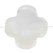 Perle trèfle en nacre 10 mm x1