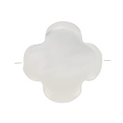 Perle trèfle en nacre 6 mm x1|raw }}