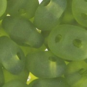 SuperDuo 2,5x5 mm Olivine Mat x10g