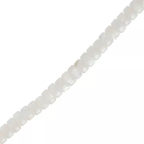 Perles rondelles Heishi en nacre 3x2 mm x40cm