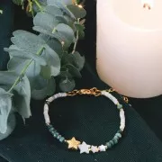 Perles rondelles Heishi en nacre 3x2 mm x40cm