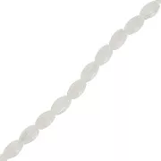 Perles olive en nacre 5.5x3 mm x39cm