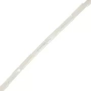 Perles tubes en nacre 13.5x4 mm x40cm
