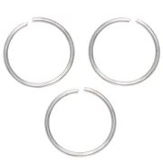 Anneaux ouverts 10x0.8 mm - Acier inoxydable 304L x25