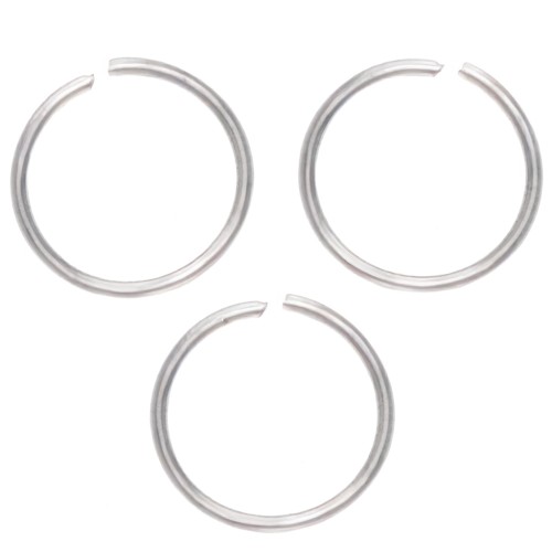 Anneaux ouverts 10x0.8 mm - Acier inoxydable 304L x25