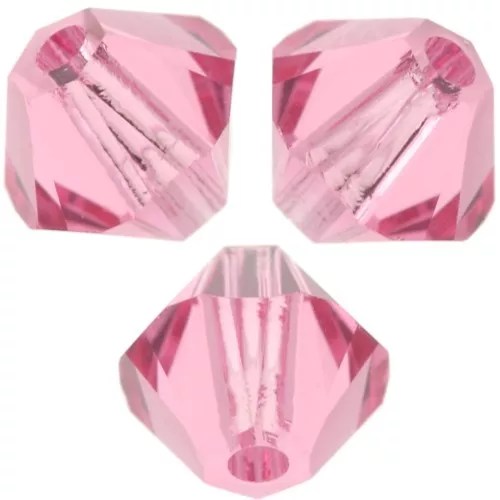 Toupies en cristal PureCrystal 5328 6 mm Rose x20