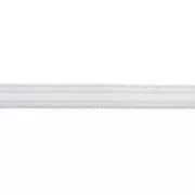 Elastique souple plat 5 mm - Blanc x5m