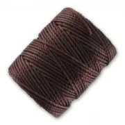 Fil C-LON Tex 400 Bead Cord 0,90 mm Brown x 35 m
