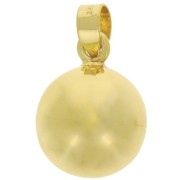 Pendentif Bola de grossesse 22 mm - Argent 925 Doré à l'or fin x1