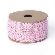 Cordon en coton tressé 2 mm - Rose clair - Rose x1m|raw }}