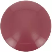 Cabochon rond en résine opaque 14 mm - Brun de mars x1