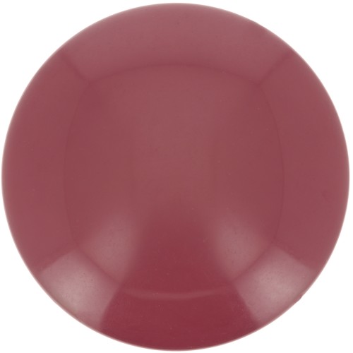 Cabochon rond en résine opaque 14 mm - Brun de mars x1