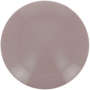 Cabochon rond en résine opaque 14 mm - Taupe x1