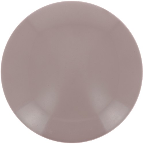 Cabochon rond en résine opaque 14 mm - Taupe x1