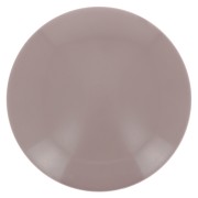 Cabochon rond en résine opaque 12 mm - Taupe x1
