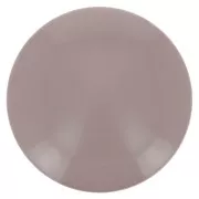 Cabochon rond en résine opaque 12 mm - Taupe x1
