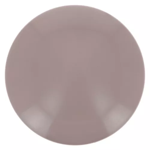 Cabochon rond en résine opaque 12 mm - Taupe x1
