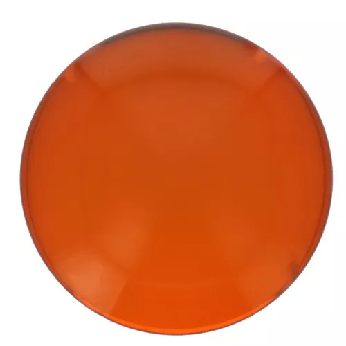 Cabochon rond en résine 12 mm - Ambre x1