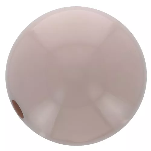 Perle en résine opaque 12 mm - Taupe x1