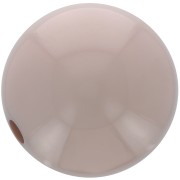 Perle en résine opaque 14 mm - Taupe x1