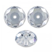 Ronde aplatie PureCrystal 5040 6 mm Crystal Blue Shade x1