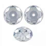 Ronde aplatie PureCrystal 5040 6 mm Crystal Blue Shade x1