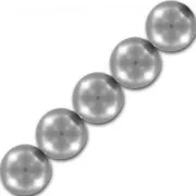Crystal - Perles nacrées PureCrystal 5810 5 mm Grey Pearl x15 Perles nacrées PureCrystal 5810 5 mm Grey Pearl x15