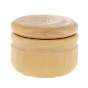 Support en bois brut à décorer par Puca® 32x43 mm - Jodie - Boîte à secret x1