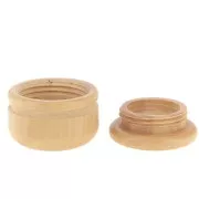 Support en bois brut à décorer par Puca® 32x43 mm - Jodie - Boîte à secret x1