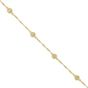 Chaîne maille fantaisie petits tubes et intercalaires 5.8 mm - Doré x 20cm|raw }}