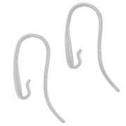 Crochets d'oreilles design 18 mm - Argent 925 x2|raw }}