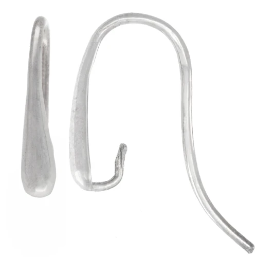 Crochets d'oreilles design 18 mm - Argent 925 x2