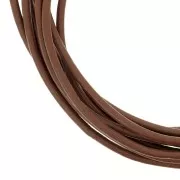 Cordon cuir 2 mm Marron x 2 m