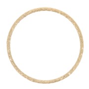 Anneau fermé diamanté 17.5 mm - Gold filled (or laminé)  x1|raw }}