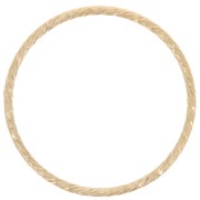 Anneau fermé diamanté 21 mm - Gold filled (or laminé)  x1|raw }}